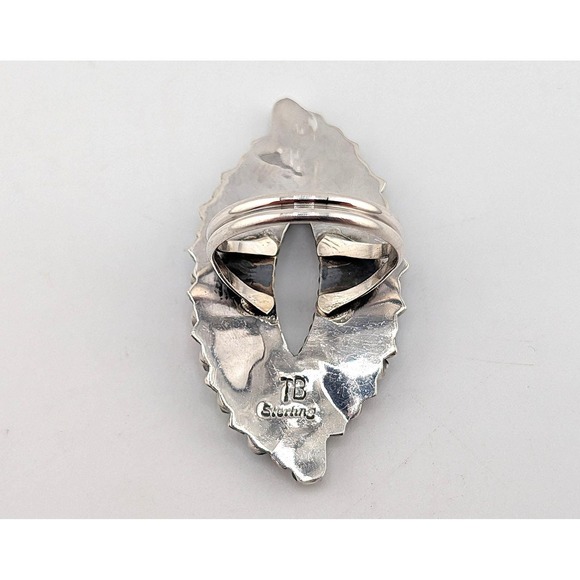 Handcrafted Navajo Cluster Ring Size 7.5 Women's Southwest Signed Jewelry ** - Picture 9 of 9